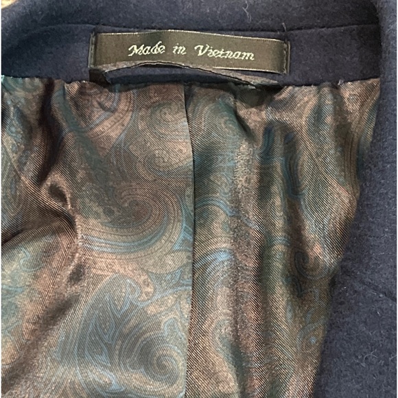 Lauren By Ralph Lauren Navy Blue Wool Blazer/ Sports Jacket 42 R - Picture 5 of 6